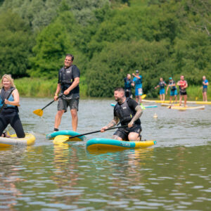 stand up paddleboarders Margam Park South Wales